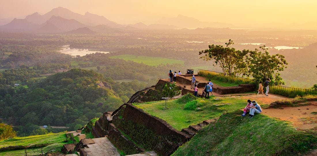 Sigiriya in the evening
